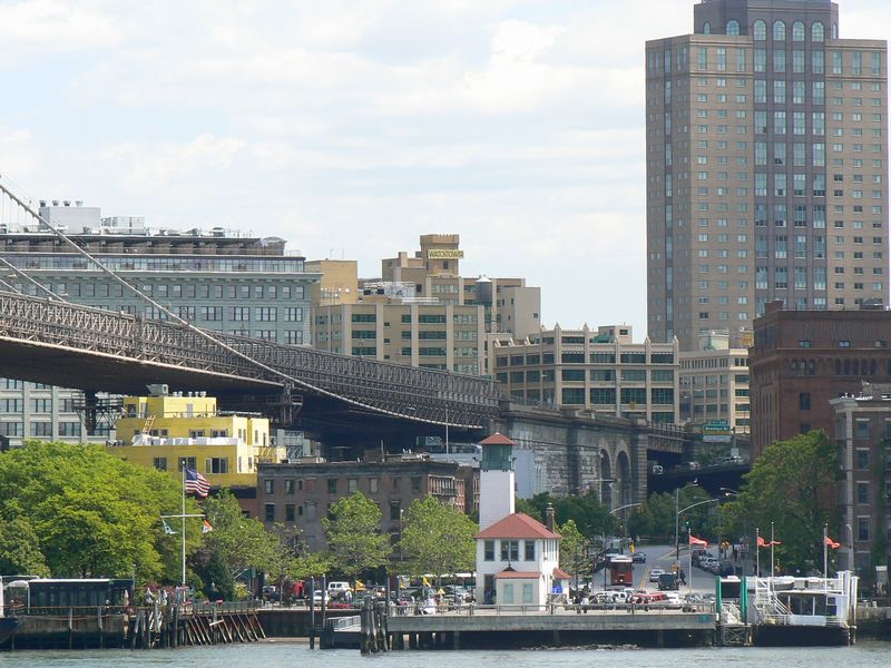 Fulton Ferry Landing: Fulton Ferry Landing vu de Seaport